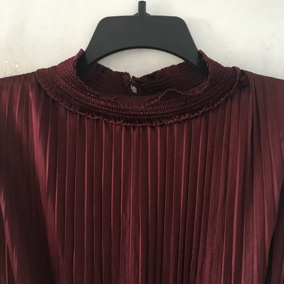 ✨HOST PICK✨Nanette Lepore High Neck Pleated Dress (NWT) - Picture 7 of 16